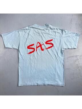 SAS Student Assisting Students 80s Belton VTG T Shirt College University USA